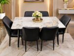 Marble Top Dining Table Set