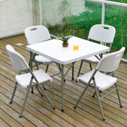 Square Table and Chairs Set