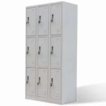 9-door Metal Locker Cabinet