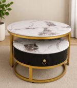 Marble top Imported Coffee Tables - Image 2
