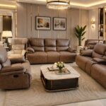 Six-seater king-size Recliner Sofa