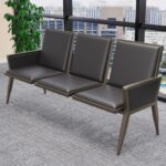 Modern Three-seater Visitors Waiting Bench. - Image 2
