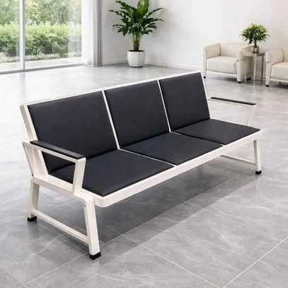 2026/08/1000215294.jpg Three-seater Modern Visitors Waiting Bench - Image 1